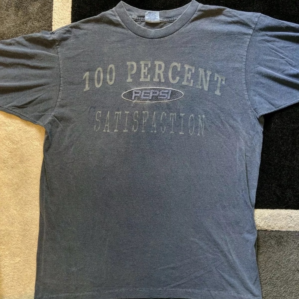 Vintage Pepsi T Shirt Made In USA Single Stitched